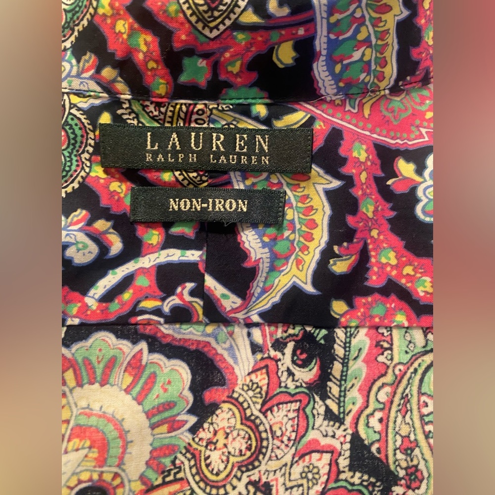 Lauren Ralph Lauren Paisley Print Blouse - Picture 4 of 4